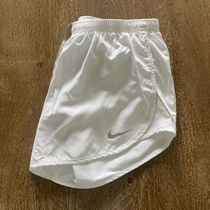Nike Dri-FIT White Athletic Shorts
